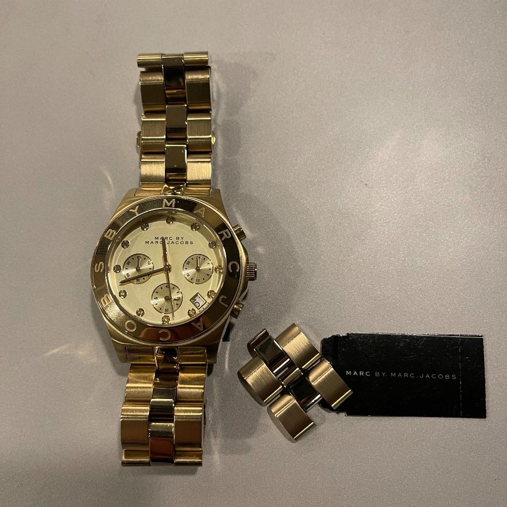 Marc By Marc Jacobs Gold Watch